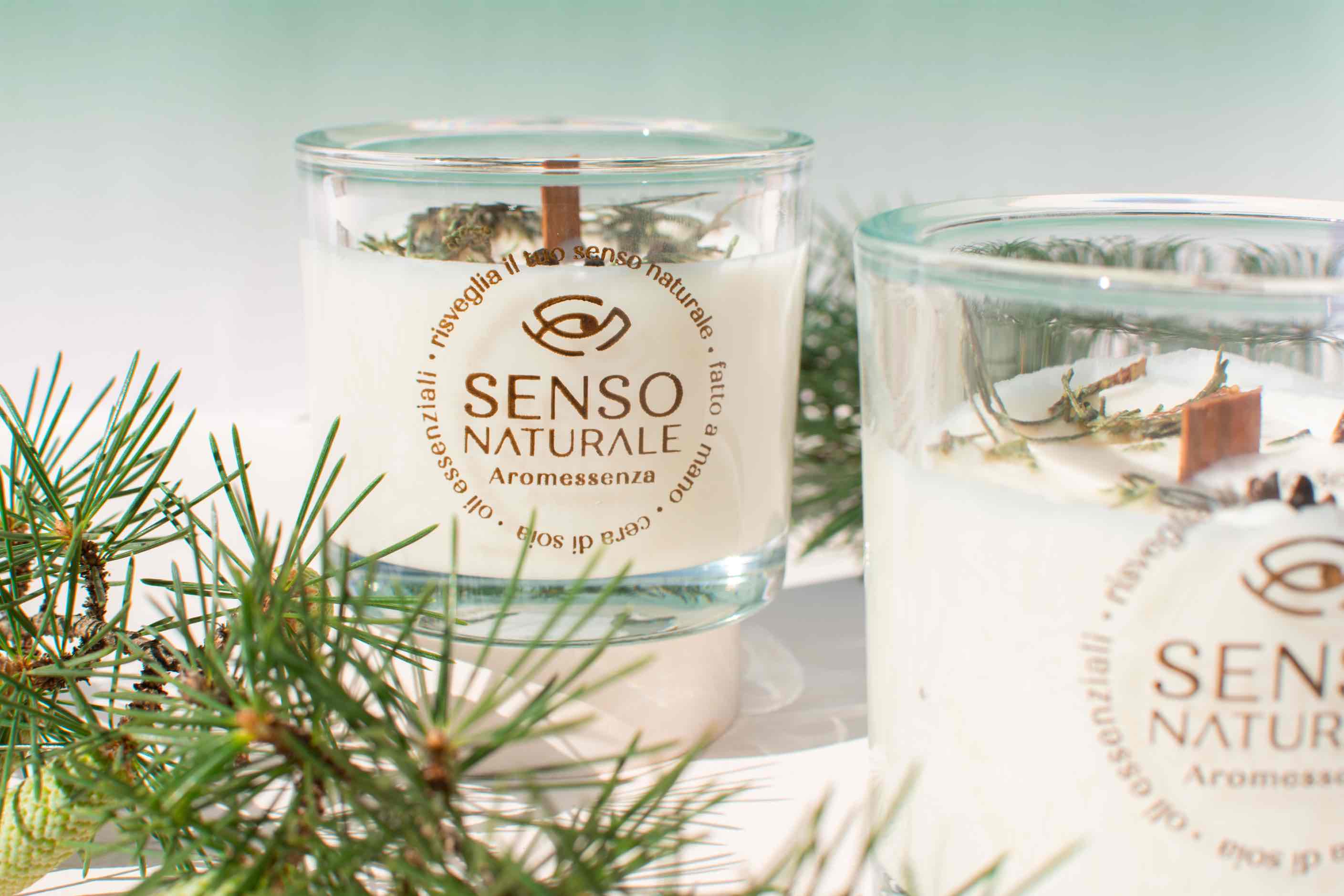 Senso Naturale Aromatherapy 100% Soy Wax Candle & Wooden Wick, Balance 5oz