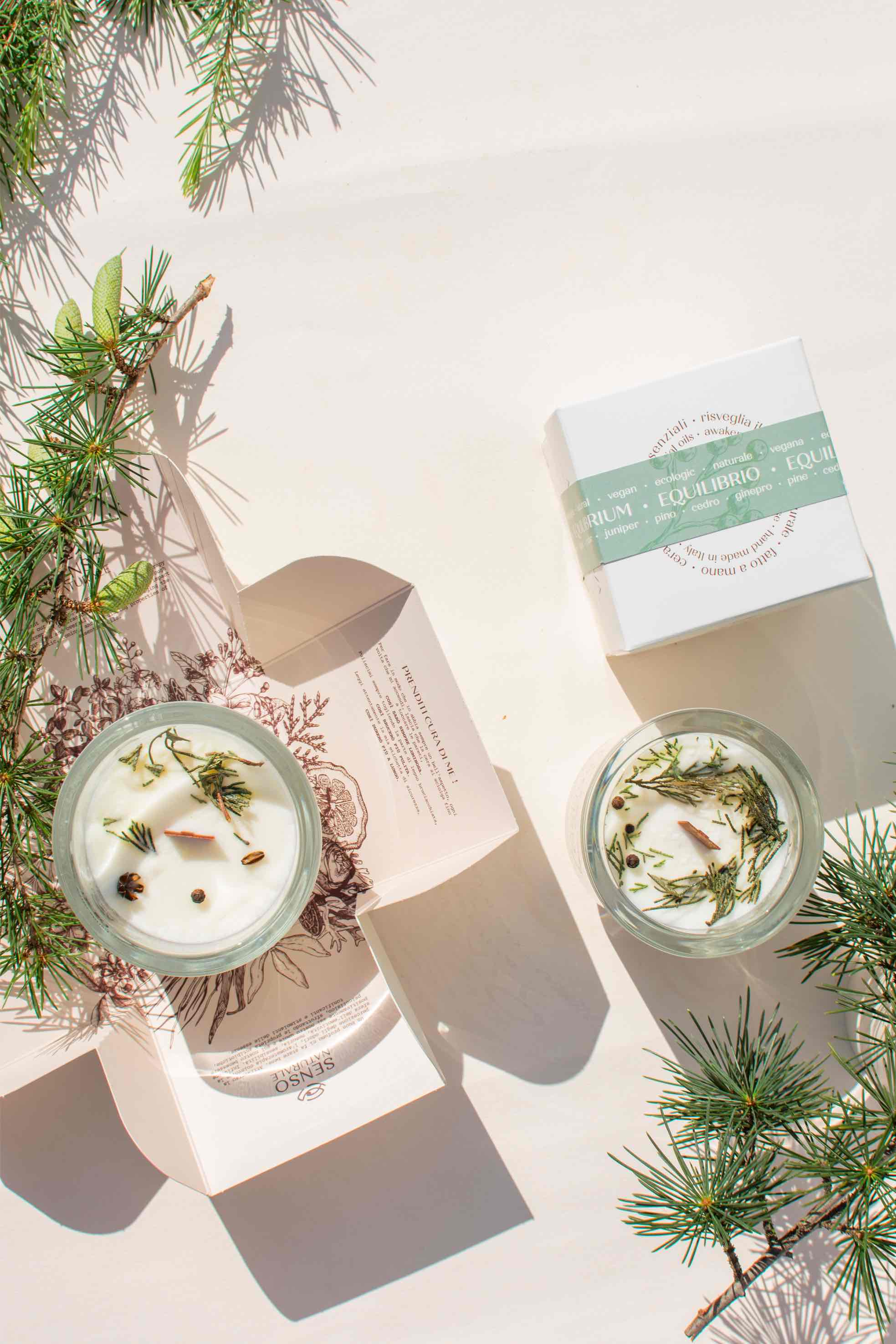 Senso Naturale Aromatherapy 100% Soy Wax Candle & Wooden Wick, Balance 5oz