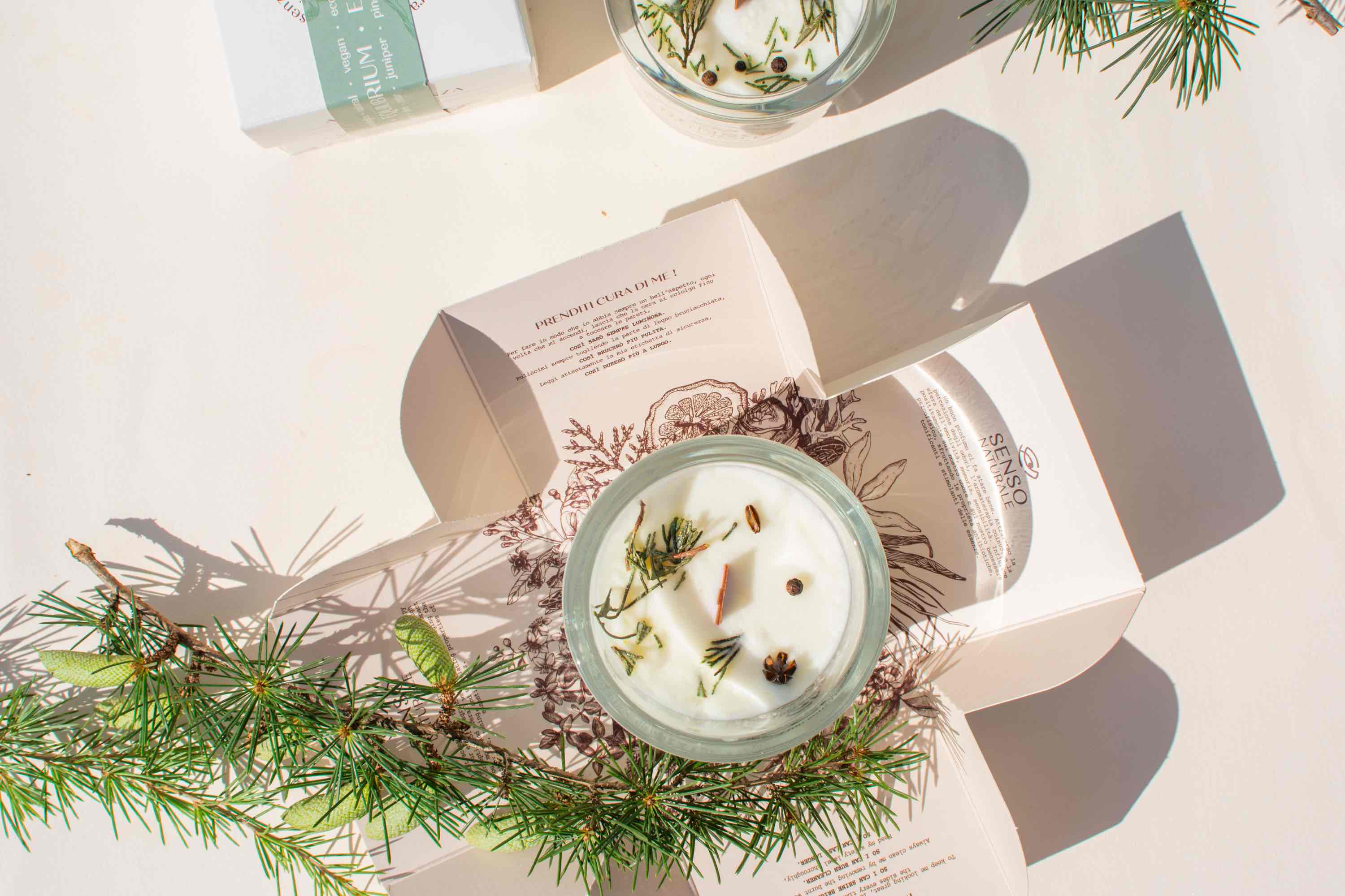 Senso Naturale Aromatherapy 100% Soy Wax Candle & Wooden Wick, Balance 5oz