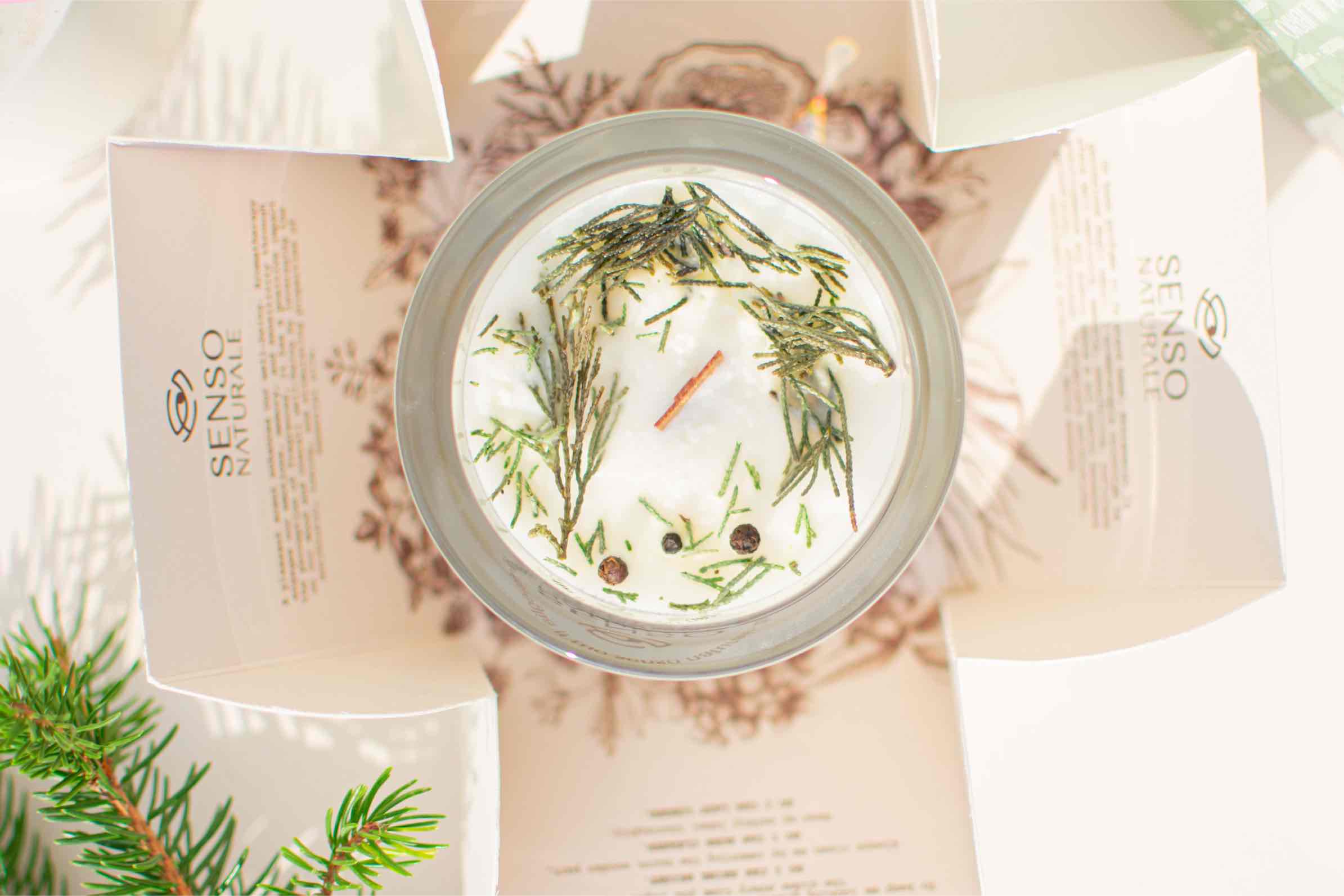 Senso Naturale Aromatherapy 100% Soy Wax Candle & Wooden Wick, Balance 5oz