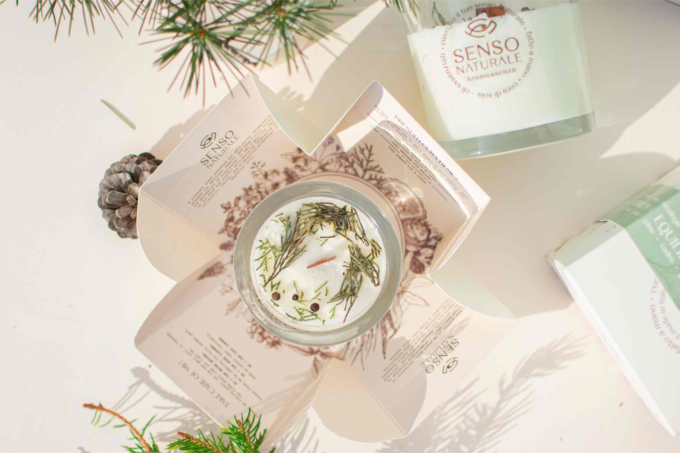 Senso Naturale Aromatherapy 100% Soy Wax Candle & Wooden Wick, Balance 5oz