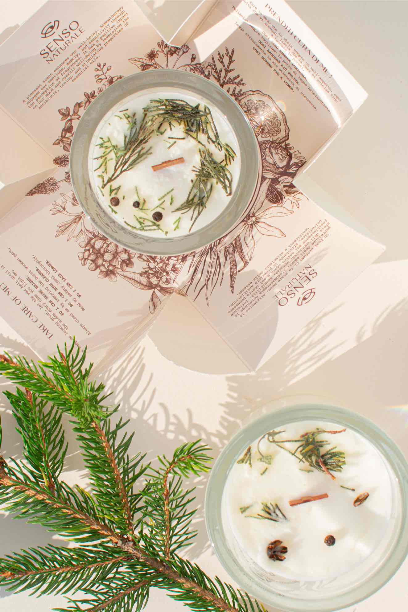 Senso Naturale Aromatherapy 100% Soy Wax Candle & Wooden Wick, Balance 5oz