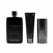 Gucci Guilty Pour Homme 3 Piece Gift Set: Eau de Parfum 90ml - Deodorant Stick 75ml - Shower Gel 50ml