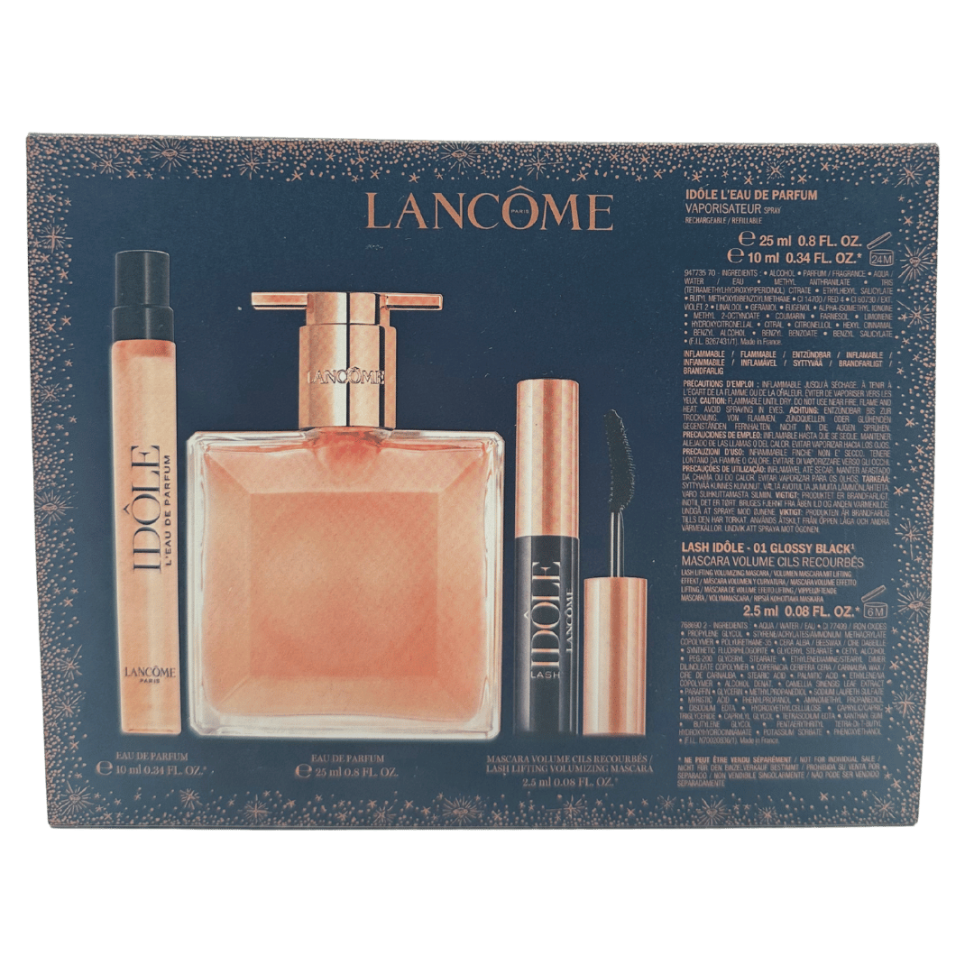 Lancôme Idôle 3 Piece Gift Set: Eau de Parfum 25ml - Eau de Parfum 10ml - Mascara 2ml