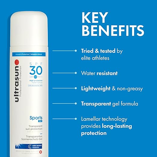 Ultrasun SPF30 Transparent Sports Gel 400ml