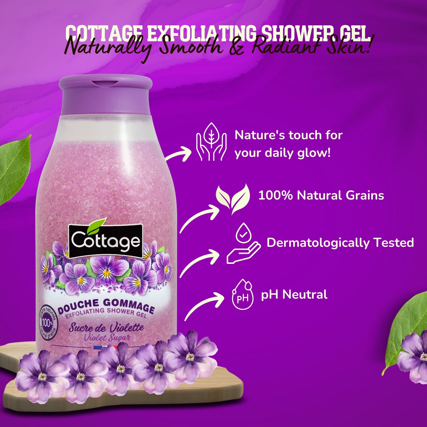 Cottage Exfoliating Shower Gel