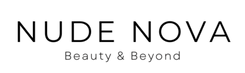 NUDE NOVA logo on a white background
