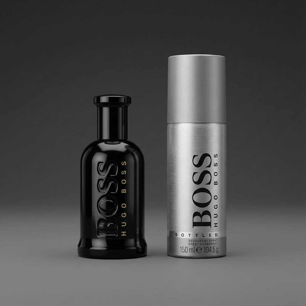 Hugo Boss Bottled 2 Piece Gift Set: Parfum 50ml - Deodorant Spray 150ml
