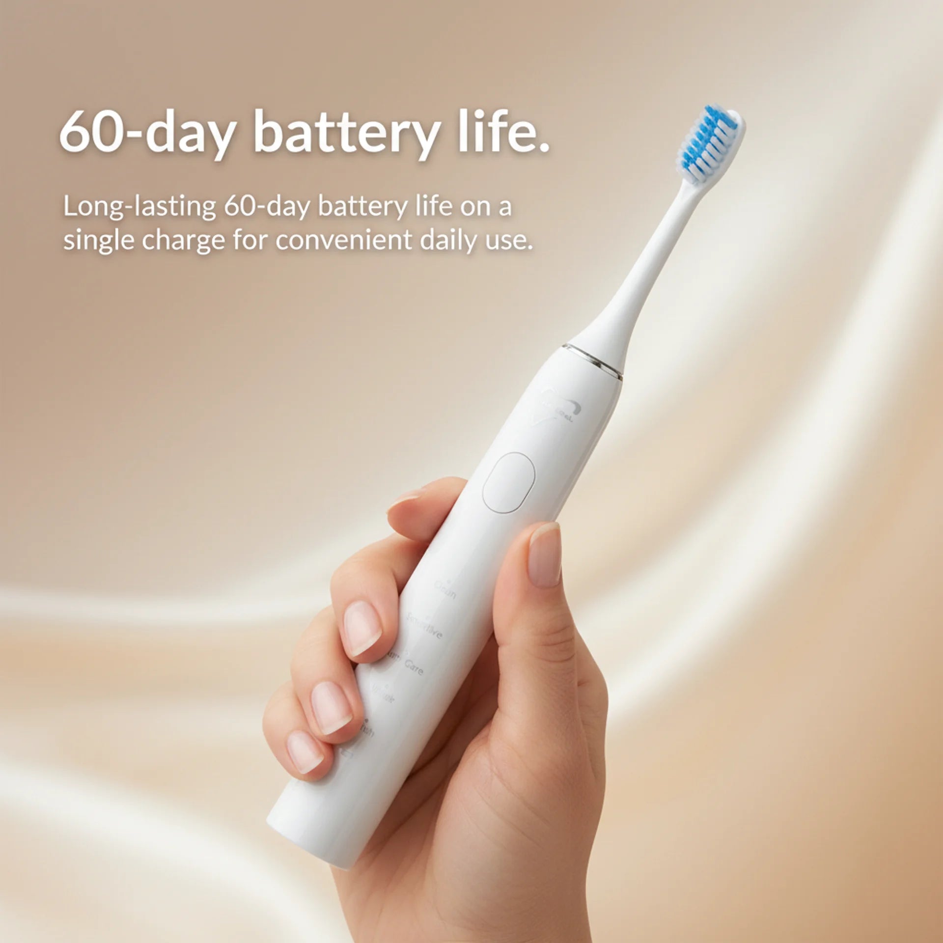 Pure Oral Sonic Toothbrush White