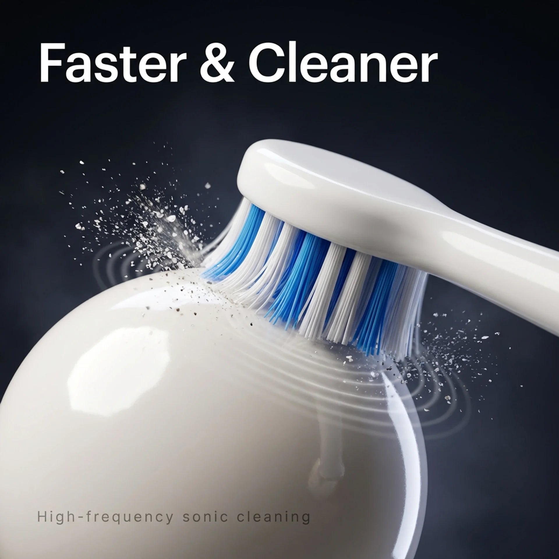 Pure Oral Sonic Toothbrush White