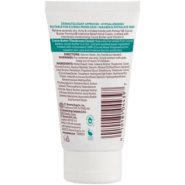Palmers Cocoa Butter Formula Intensive Relief Hand Cream 60gm X Pack of 3